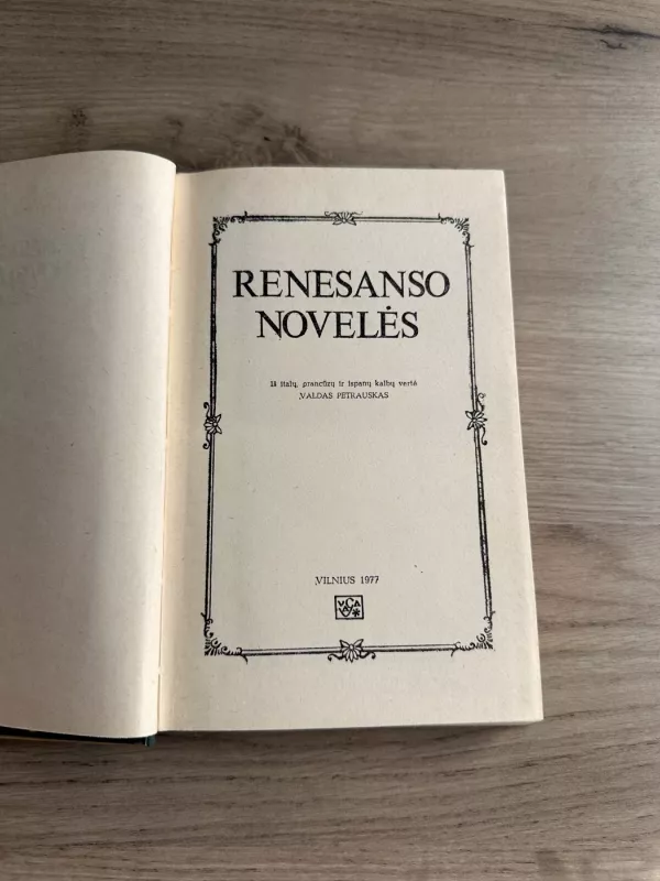 Renesanso novelės - Autorių Kolektyvas, knyga 3