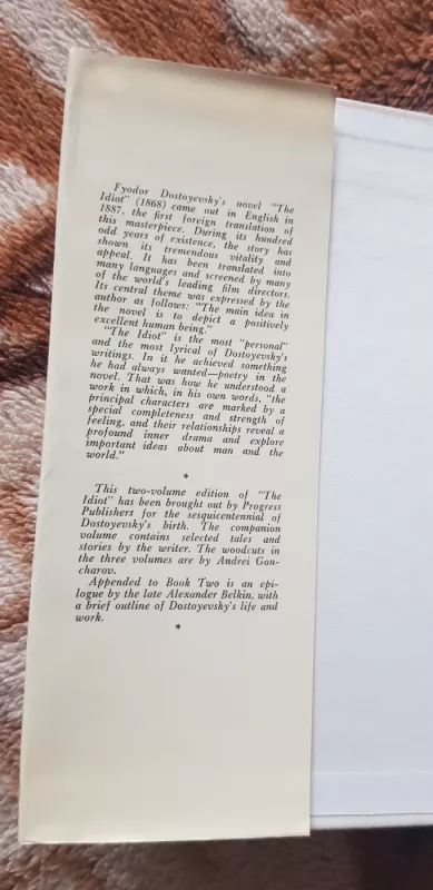 The Idiot - Fyodor Dostoyevsky, knyga 4