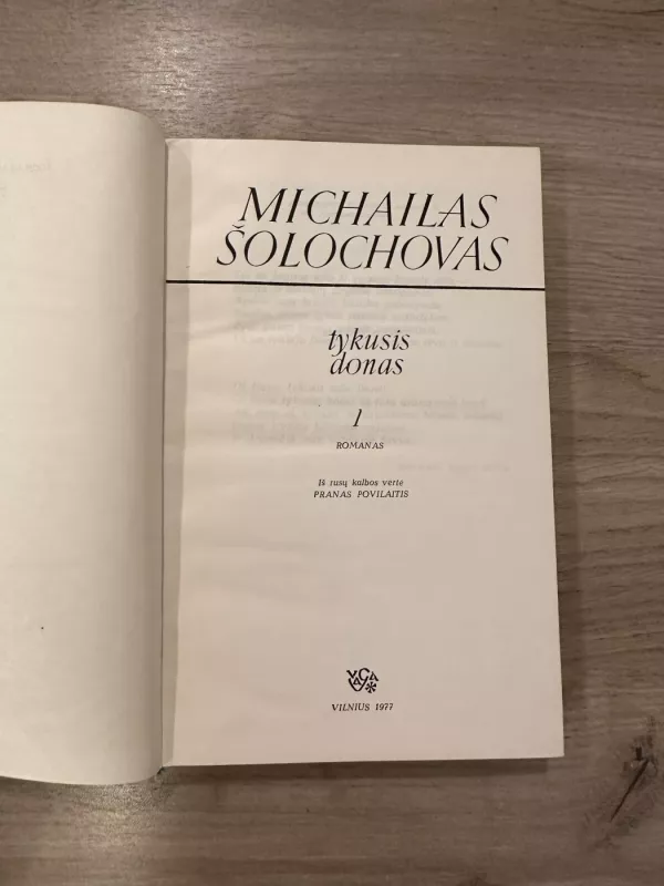 Tykusis Donas (4 tomai) - Michailas Šolochovas, knyga 4