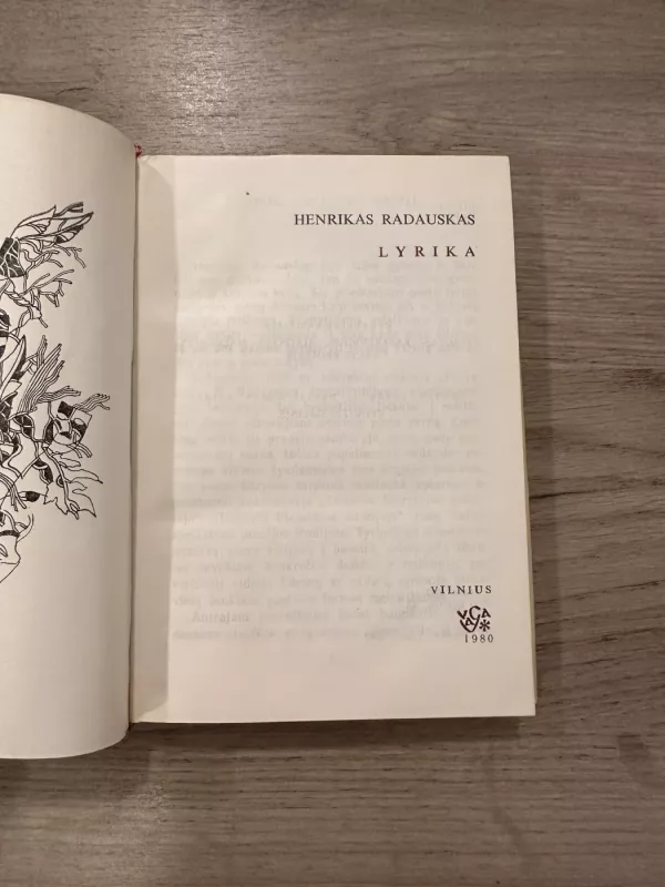 Lyrika - Henrikas Radauskas, knyga 4