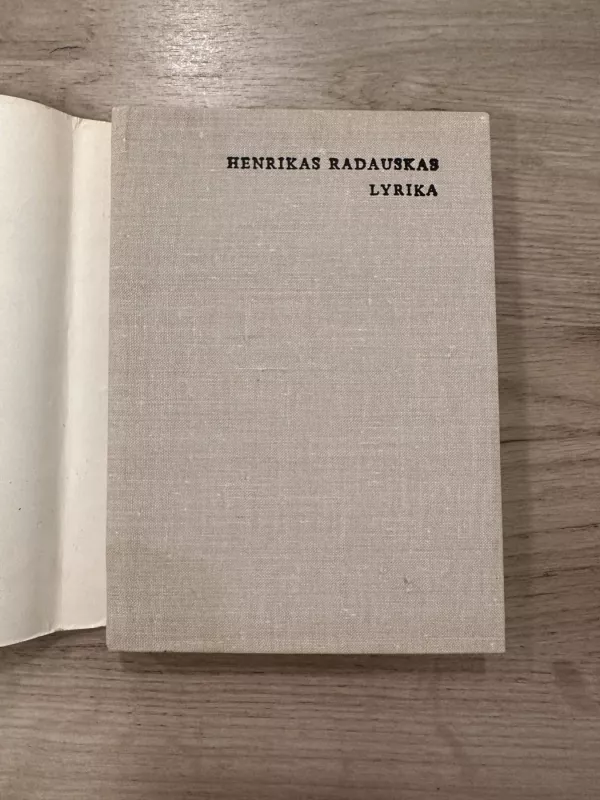 Lyrika - Henrikas Radauskas, knyga 3