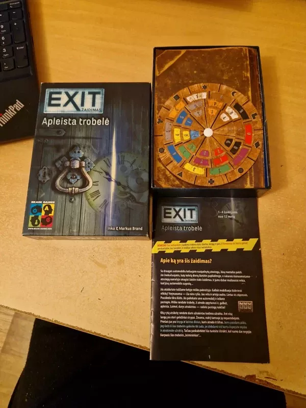 Pabėgimo kambario žaidimas - , stalo žaidimas 2