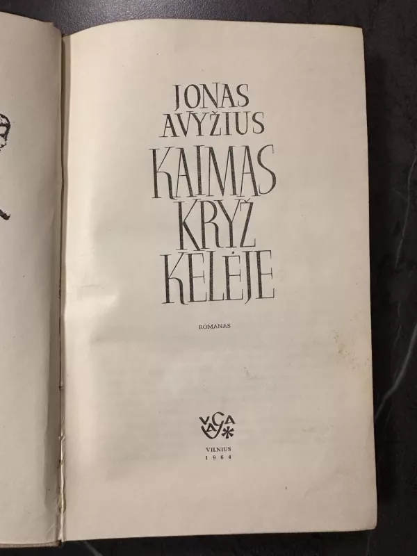 Kaimas kryžkelėje - Jonas Avyžius, knyga 4