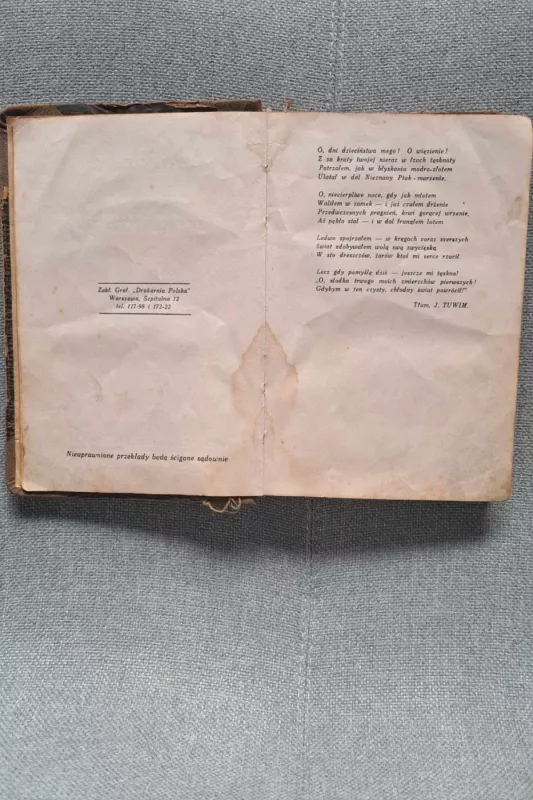 Pierwsze Przezycie - Stefan Zweig, knyga 4