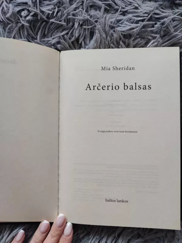 Arčerio balsas - MIA SHERIDAN, knyga 2