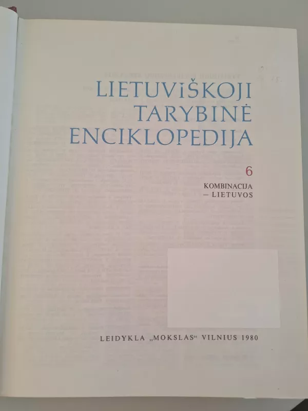 Lietuviškoji Tarybinė Enciklopedija (6 tomas) - Autorių Kolektyvas, knyga 4