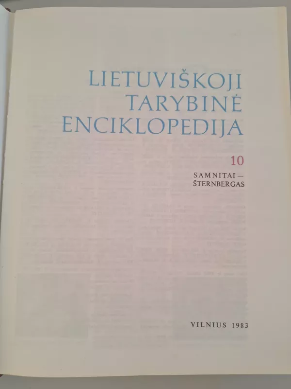 Lietuviškoji Tarybinė Enciklopedija (10 tomas) - Autorių Kolektyvas, knyga 4