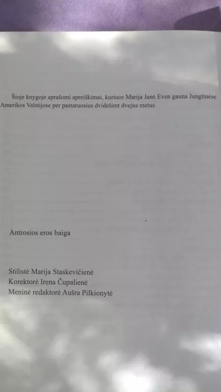 Antrosios eros baiga - Marija Jean Even, knyga 3