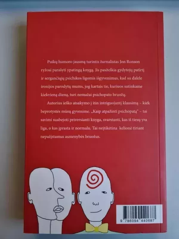 Kaip atpažinti psichopatą - Jon Ronson, knyga 4