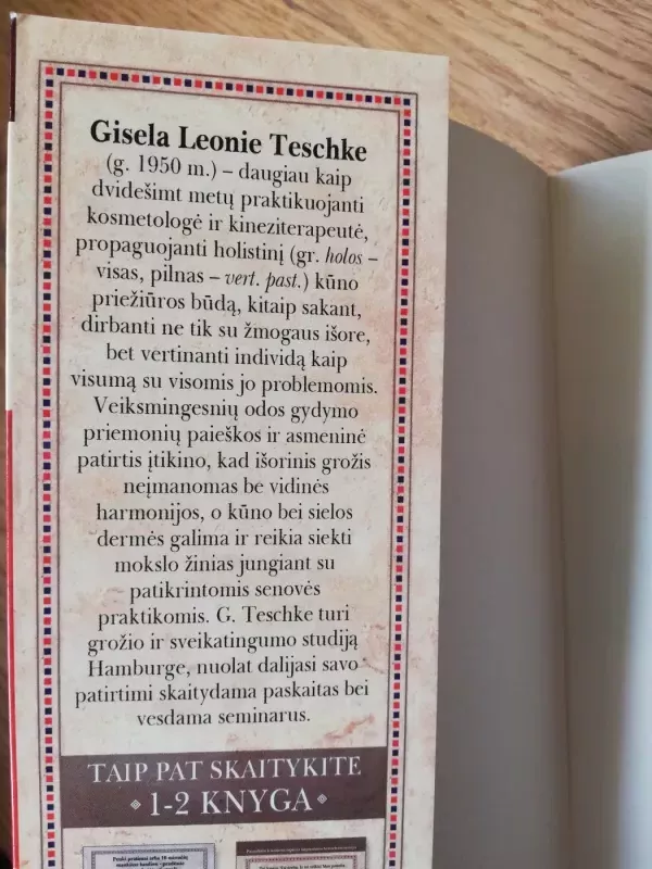 Grožio paslaptys ir 5 Tibeto pratimai - Gisela Leonie Teschke, knyga 3