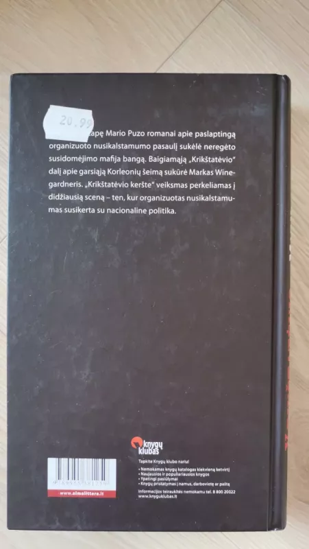 Krikštatėvio kerštas - Mark Winegardner, knyga 3