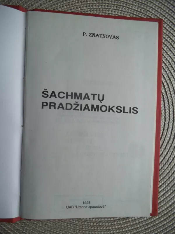 Šachmatų pradžiamokslis - Piotras Znatnovas, knyga 4