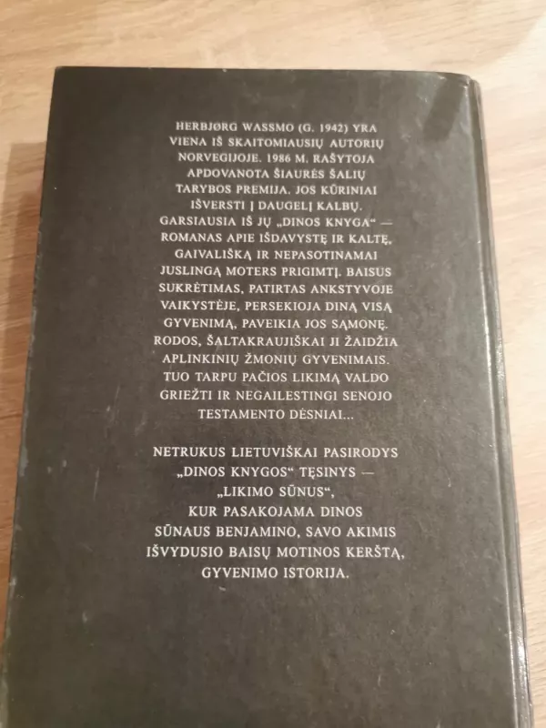 Dinos knyga - Herbjørg Wassmo, knyga 3