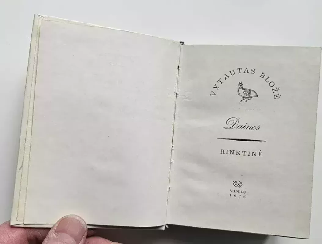 Dainos - Vytautas Bložė, knyga 3