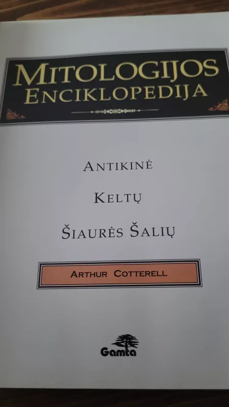 Mitologijos enciklopedija - Arthur Cotterell, knyga 5
