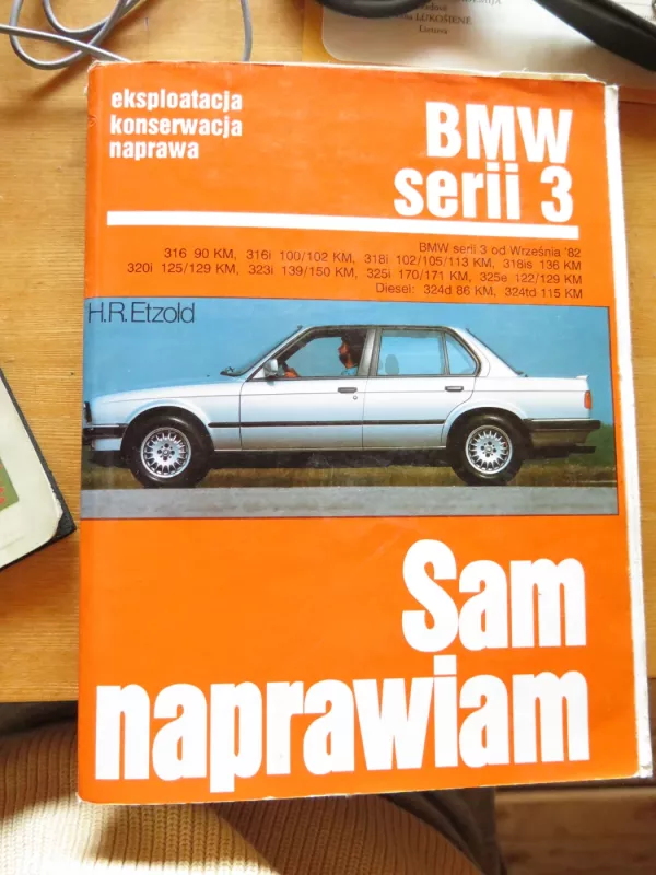SAM NAPRAWIAM BMW serii 3 - Hans Rudiger Etzold, knyga 2