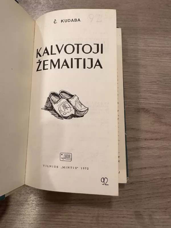 Kalvotoji Žemaitija - Česlovas Kudaba, knyga 4