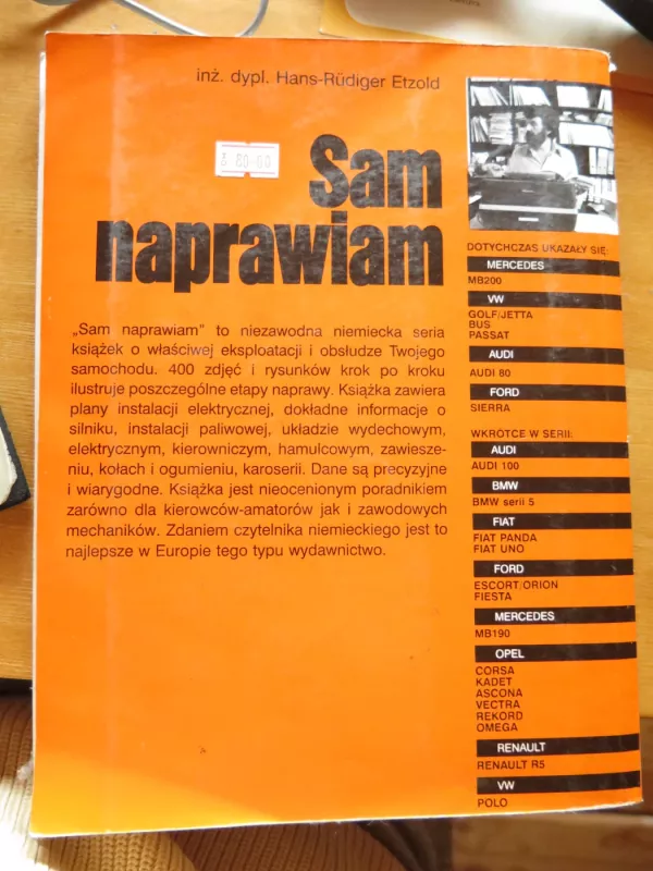SAM NAPRAWIAM BMW serii 3 - Hans Rudiger Etzold, knyga 3