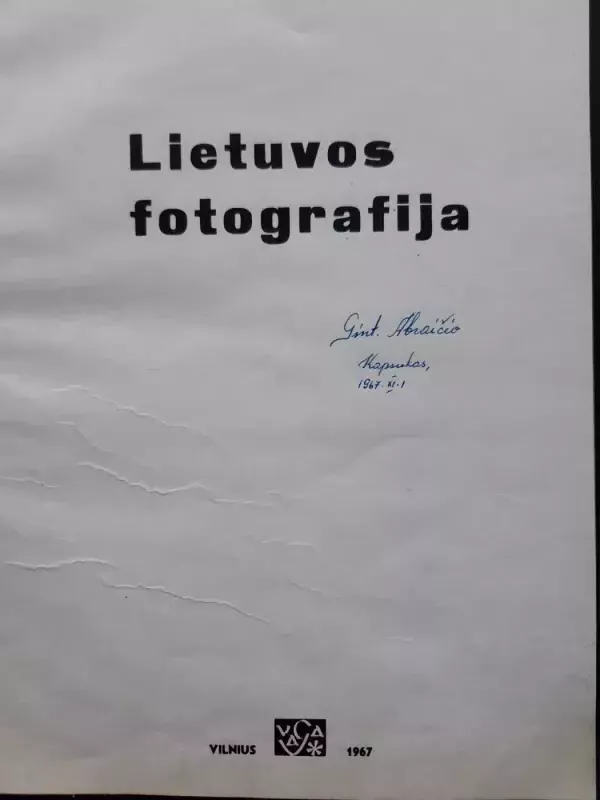Lietuvos fotografija - Įvairių autorių, knyga 3