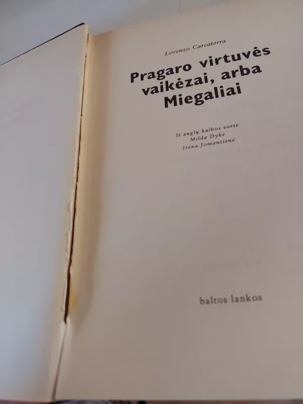 Pragaro virtuvės vaikėzai arba miegaliai - Lorenzo Carcaterra, knyga 3