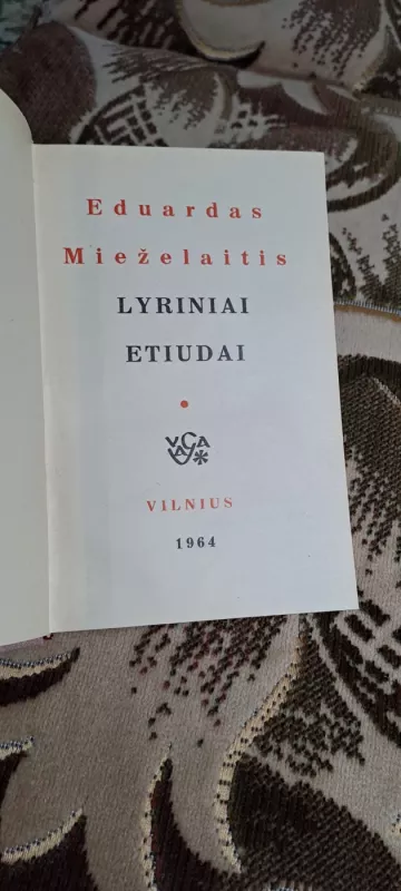 Lyriniai etiudai - Eduardas Mieželaitis, knyga 3