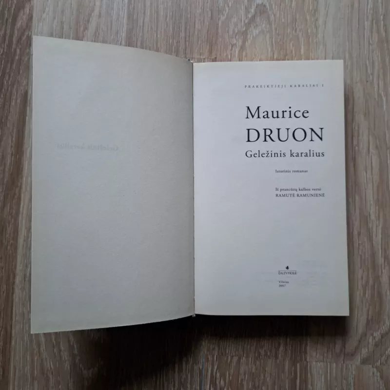 Geležinis karalius - Maurice Druon, knyga 3