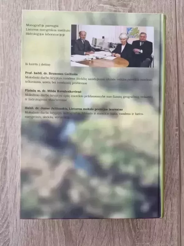 Lietuvos upės Hidrofrafija ir nuotėkis - Brunonas Gailiušis, knyga 3