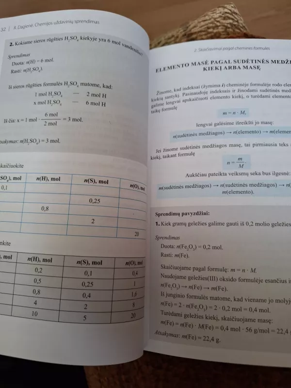 Chemija. Uždavinių sprendimas 8-12 klasėms - R. Dagienė, knyga 6