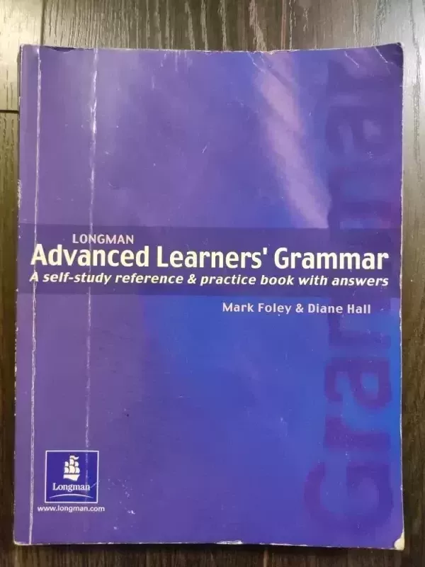 Advanced Learners Grammar - Diane Hall, knyga 2