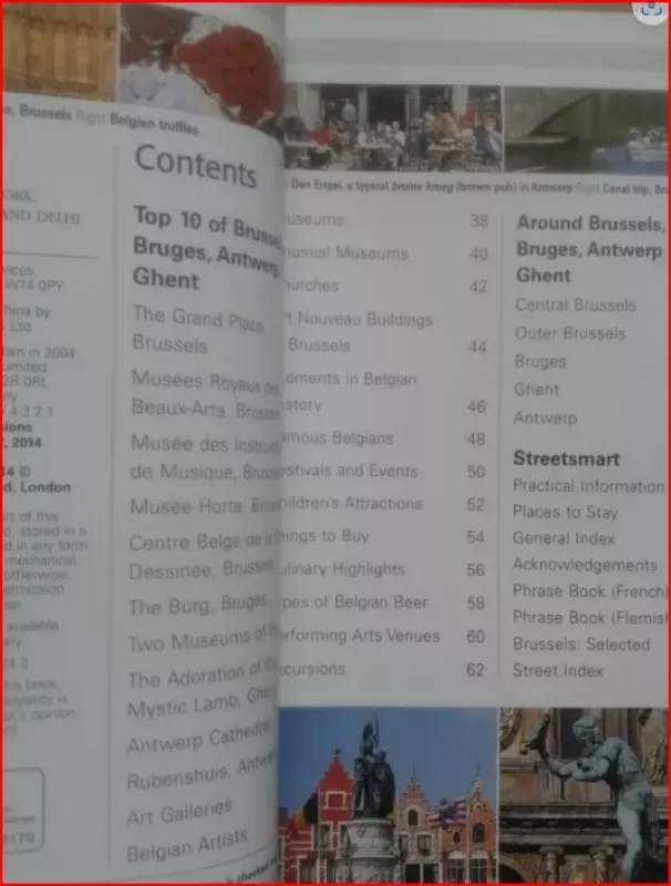 Top 10 Guide to Brussels & Bruges, Antwerp & Ghent: Briuselis ir Briugė, Antverpenas ir Gentas - Autorių grupė, knyga 4