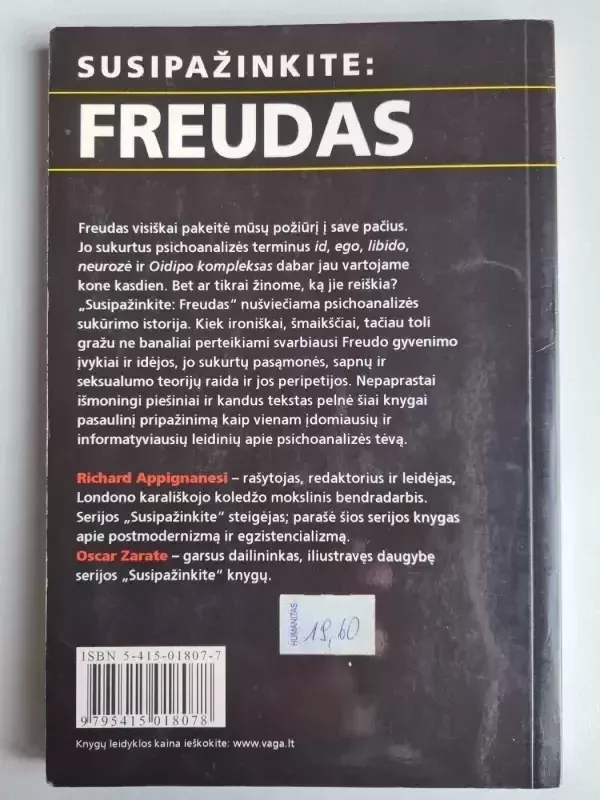 Susipažinkite: Freudas - Richard Appignanesi, Oscar Zarate, knyga 3