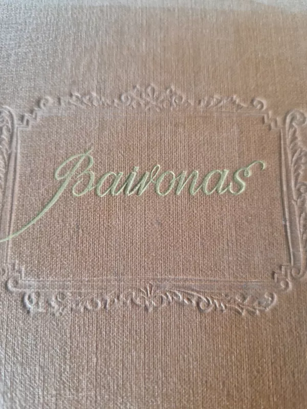 Poezija - Dž. Baironas, knyga 3