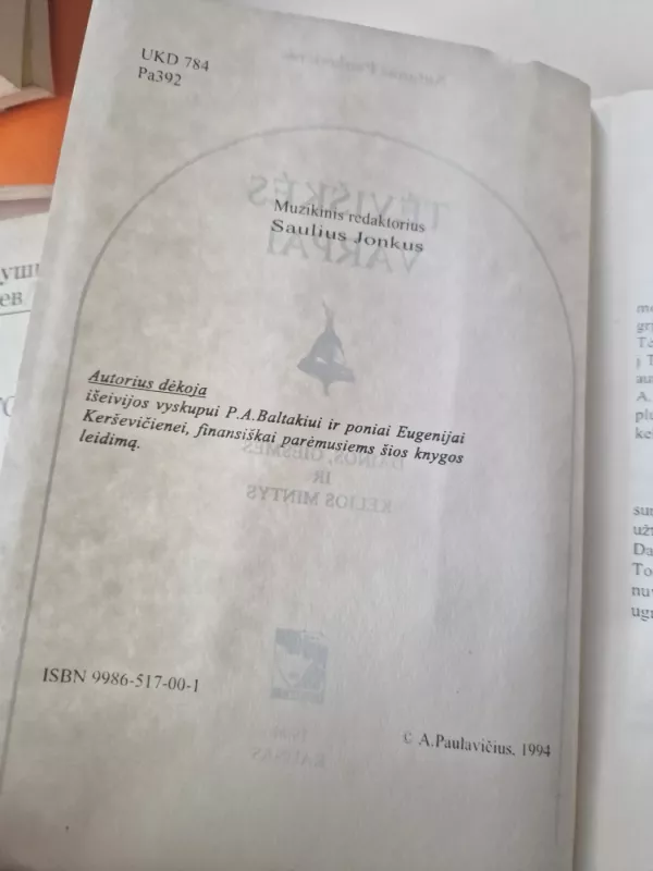 Tėviškės varpai - A. Paulavičius, knyga 5