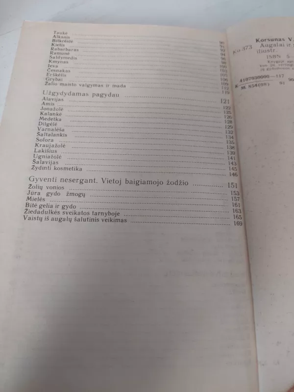 Augalai ir sveikata - Vladimiras Korsunas, knyga 5