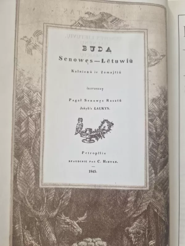 Būdas senovės lietuvių kalnėnų ir žemaičių - Simonas Daukantas, knyga 4