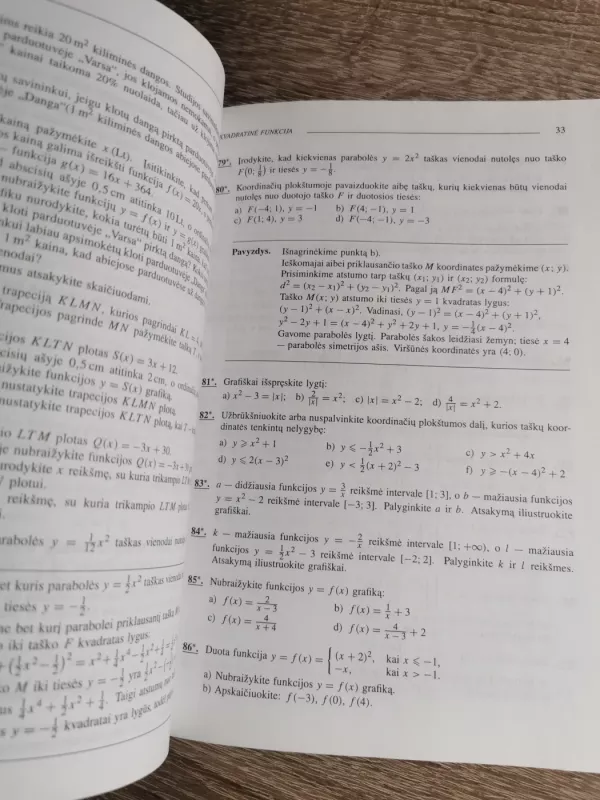 Matematika Uždavinynas 9 klasė - Valdas Vanagas, knyga 6