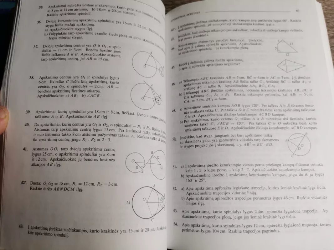 Matematika Uždavinynas 9 klasė - Valdas Vanagas, knyga 5