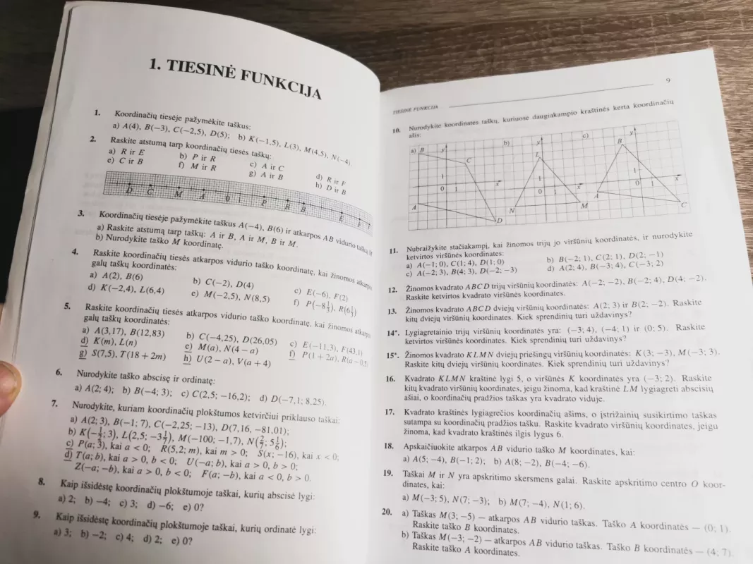 Matematika Uždavinynas 9 klasė - Valdas Vanagas, knyga 3