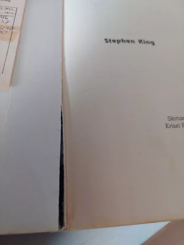Kristina - Stephen King, knyga 4