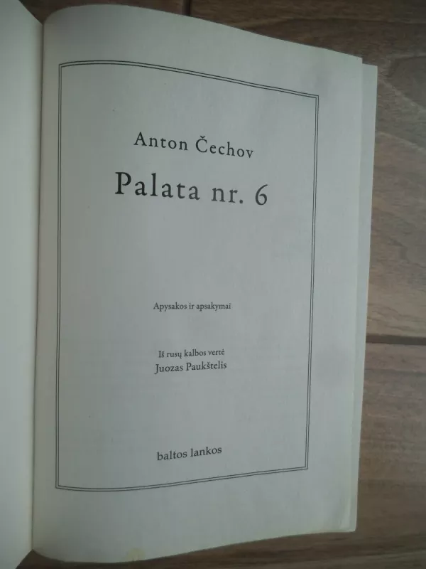 Palata Nr. 6: apysakos ir apsakymai - Antonas Čechovas, knyga 3