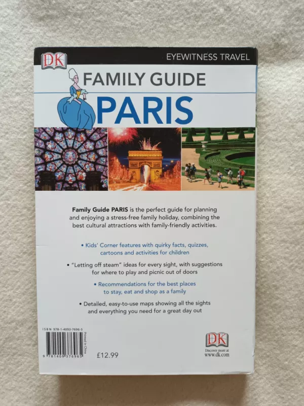 DK Eyewitness Travel Family Guide Paris - DK Eyewitness, knyga 3