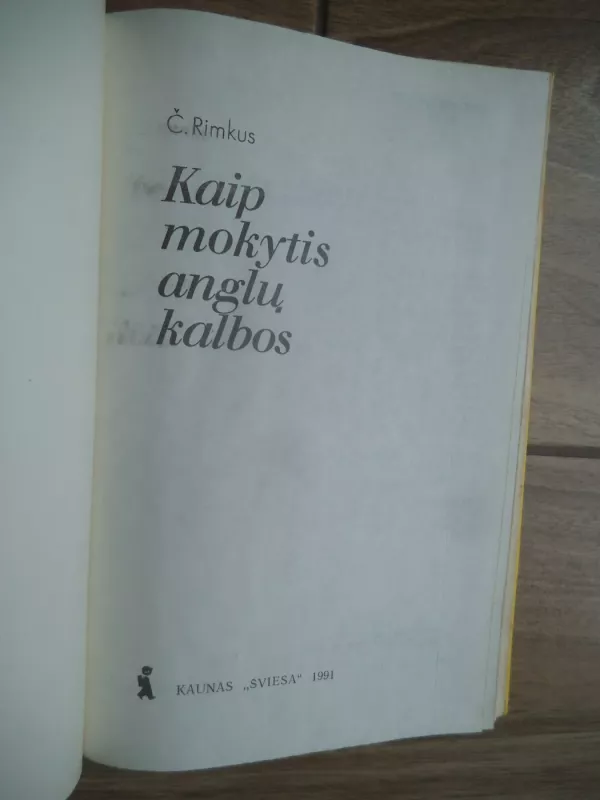 Kaip mokytis anglų kalbos - Česlovas Rimkus, knyga 3