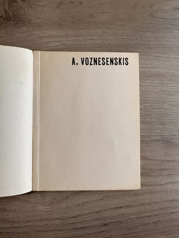 Poezija - Andrejus Voznesenskis, knyga 3