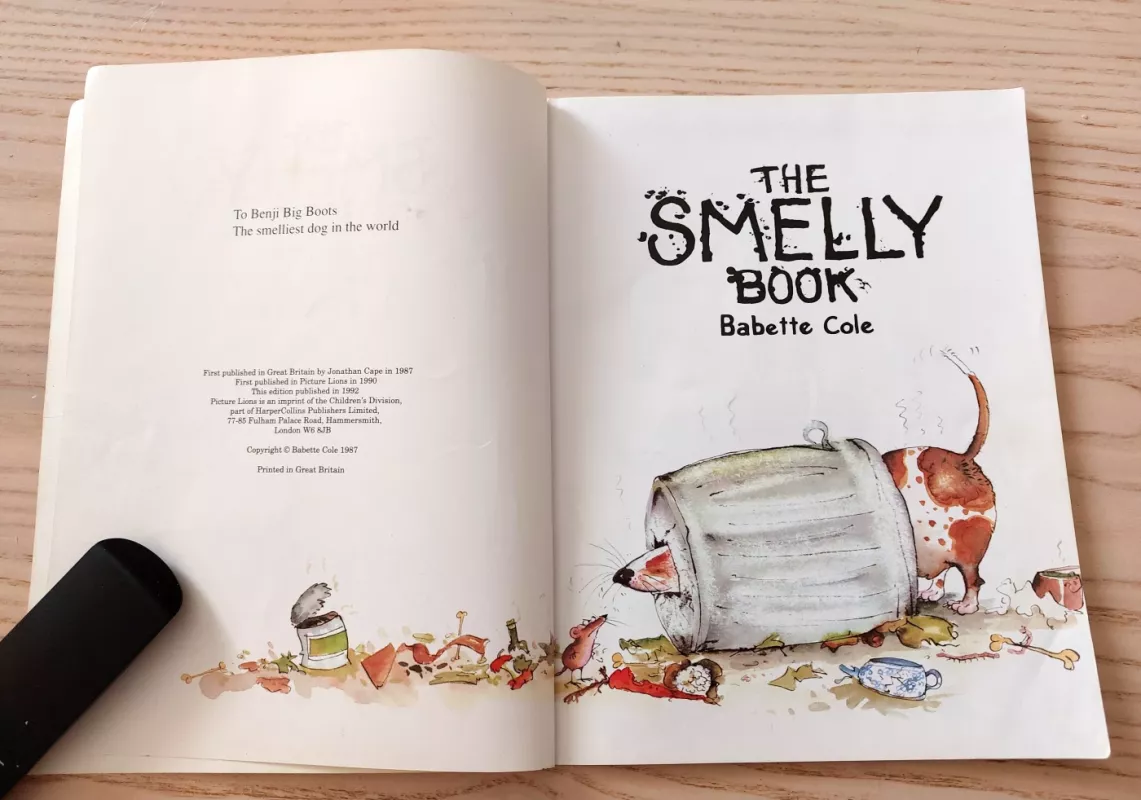 The Smelly Book - Babelle Cole, knyga 4