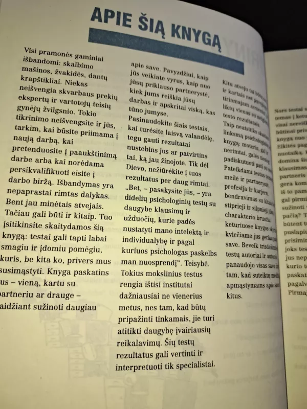 Psichologiniai testai - litera alma, knyga 4