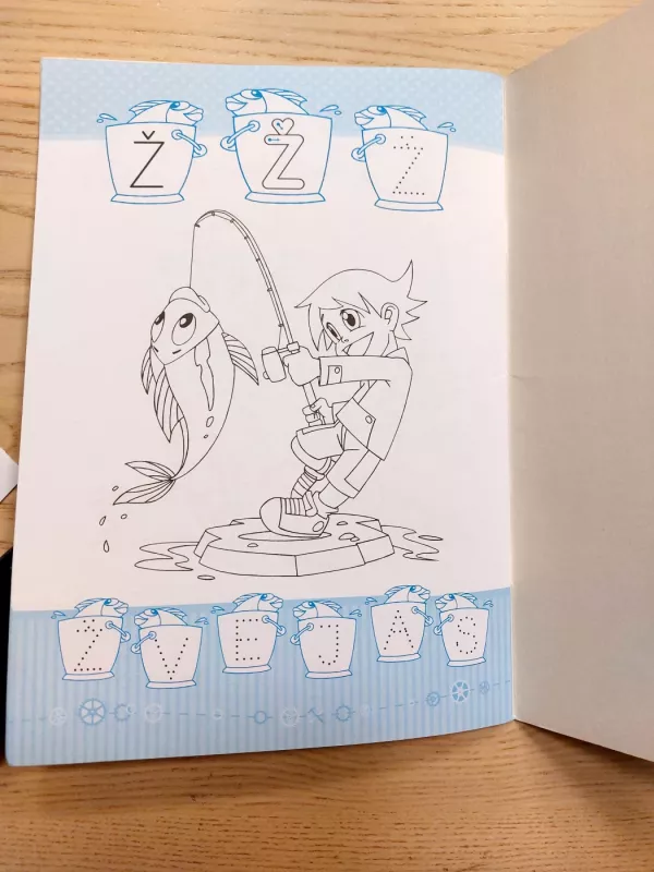 Berniukų abėcėlė Spalvinimo ir užduočių knygelė - Ilona Bumblauskienė, knyga 5