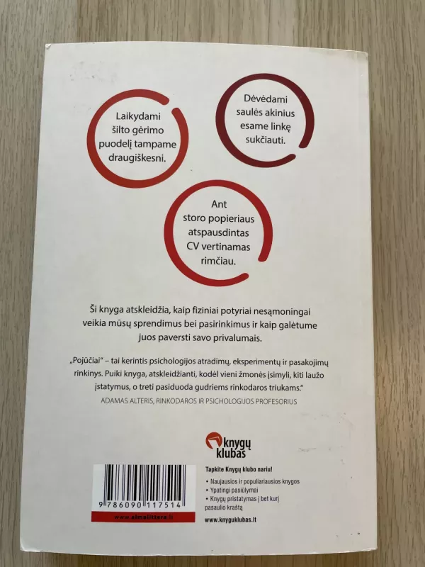 Pojūčiai. Kaip fiziniai pojūčiai veikia mąstymą ir elgseną - Thalma Lobel, knyga 3