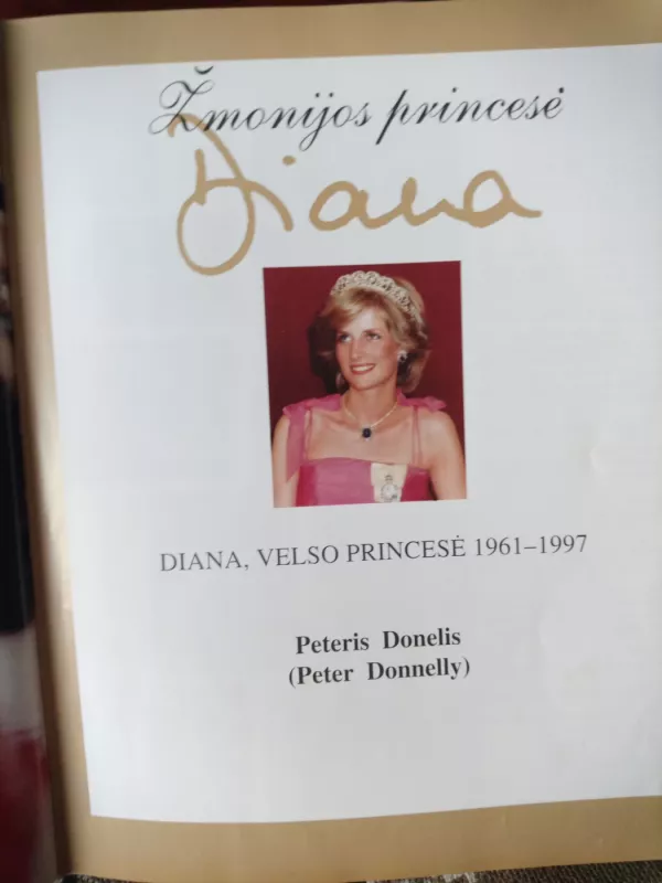Žmonijos princesė Diana - Peteris Donelis, knyga 3