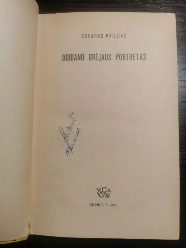 Doriano Grėjaus portretas - Oskaras Vaildas, knyga 3