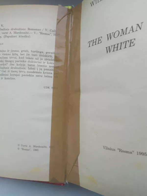 Moteris baltais drabužiais - Vilkis Kolinzas, knyga 4